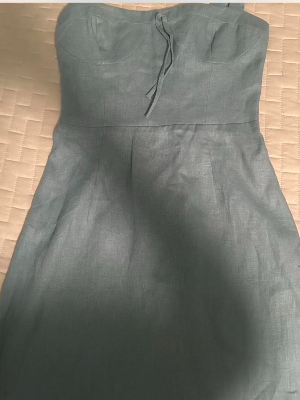 Reformation baby blue mini dress brand new